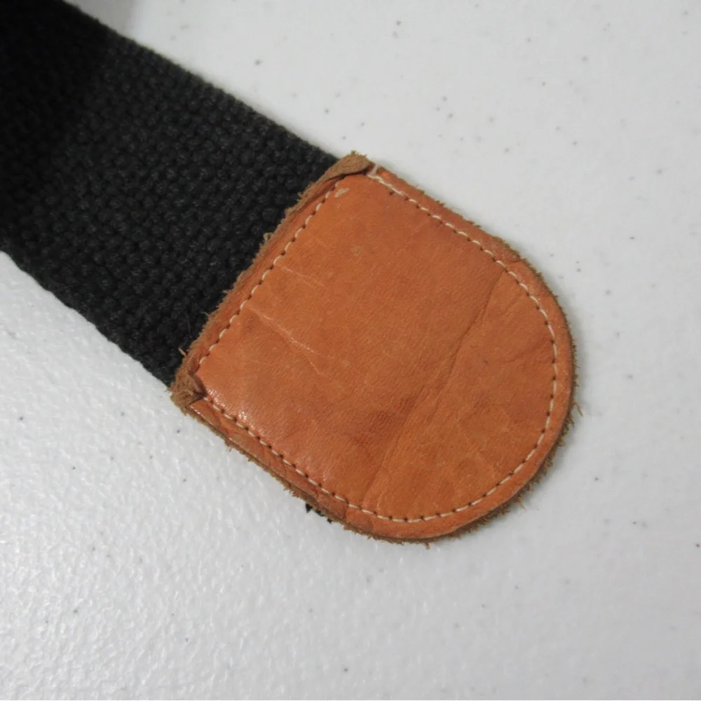 Canvas and Leather D-Ring Belt Size Small Medium